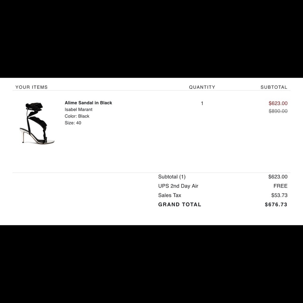 Isabel marant Frill Sandals Heel - Picture 3 of 3